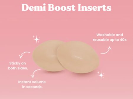 Boomba Demi Boost Inserts - Beige Discount