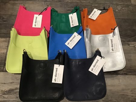 AHDORNED MINI VEGAN MESSENGER-NO STRAP ATTACHED! - ASSORTED COLORS Hot on Sale