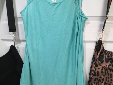 PLUS SLEEVELESS TANK TOP - MINT Discount