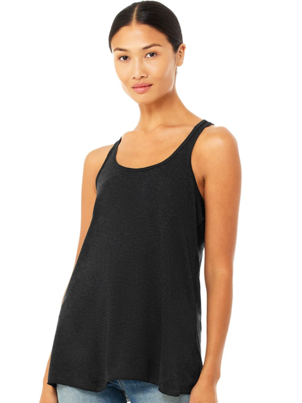 BELLA + CANVAS - Women s Flowy Racerback Tank - Charcoal Online now