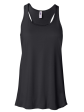 BELLA + CANVAS - Women s Flowy Racerback Tank - Black Heather For Cheap