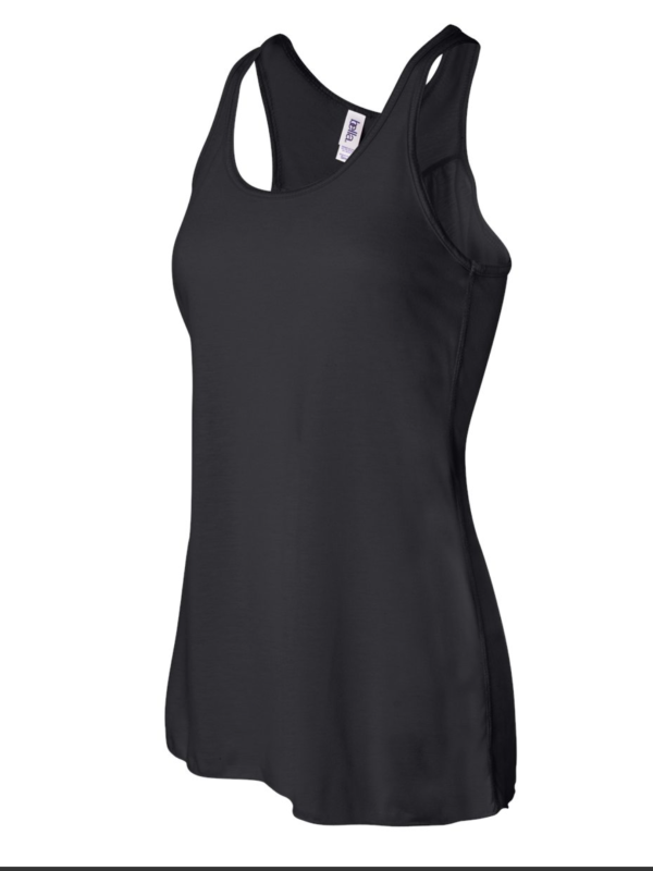 BELLA + CANVAS - Women s Flowy Racerback Tank - Black Heather For Cheap