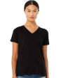 BELLA + CANVAS - Women s Relaxed Heather CVC V-Neck Tee - Assorted Colors on Sale