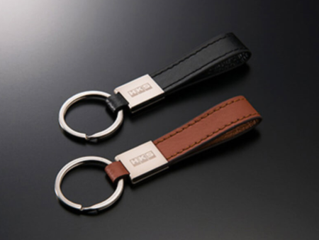 HKS HKS LEATHER KEYRING BLACK For Sale