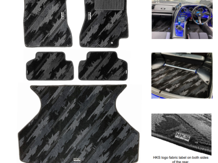 HKS FLOOR MATS JZA80 FULL SET OCT RHD Online Hot Sale